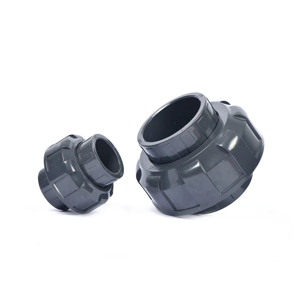 New Arrival Industrial UPVC chemical Pipe Fittings Male Threaded Union PVC-U plastics Union