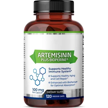 vegan friendly artemisinin capsules support healthy aging cell repair helps optimal absorption artemisinin capsules supplement