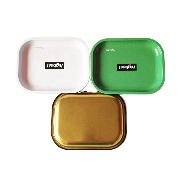 Customised Fancy Glitter Sparkly Rolling Tray Smoking Tin Tray