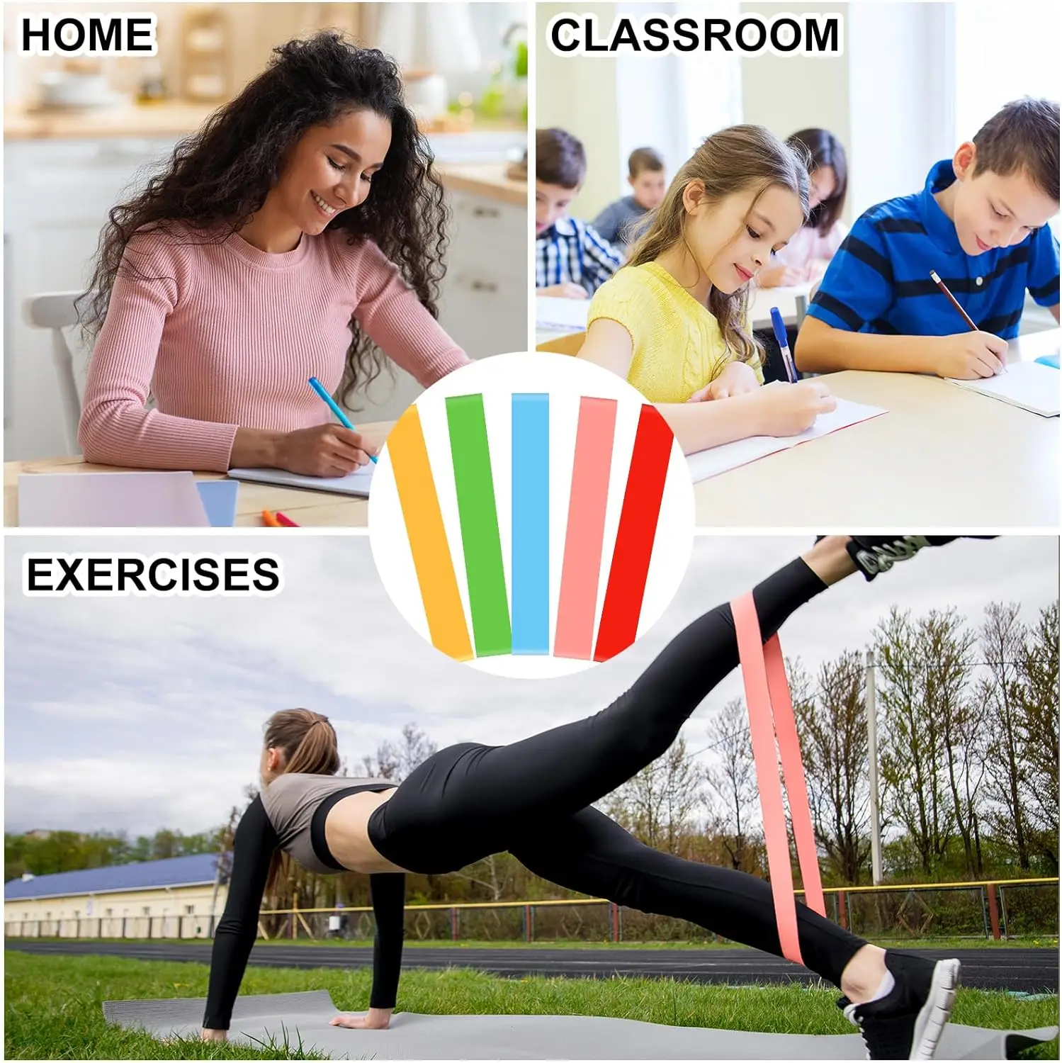 Fidget Bands Chair Bounce Band Flexible Classroom Seating