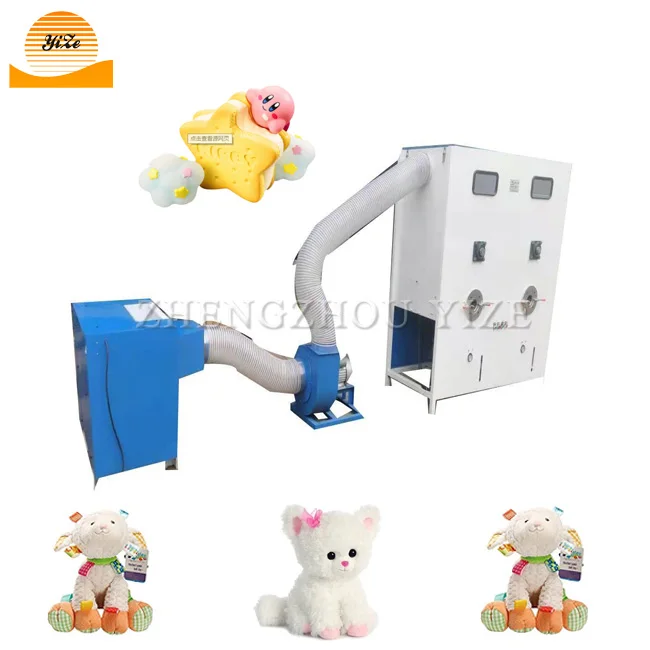 Simple Operation Automatic Toy Cotton Filling Machine / Plush Toy Stuffing  Machine - China PP Cotton Fill Machine, Pillow Cushion Filling Machine