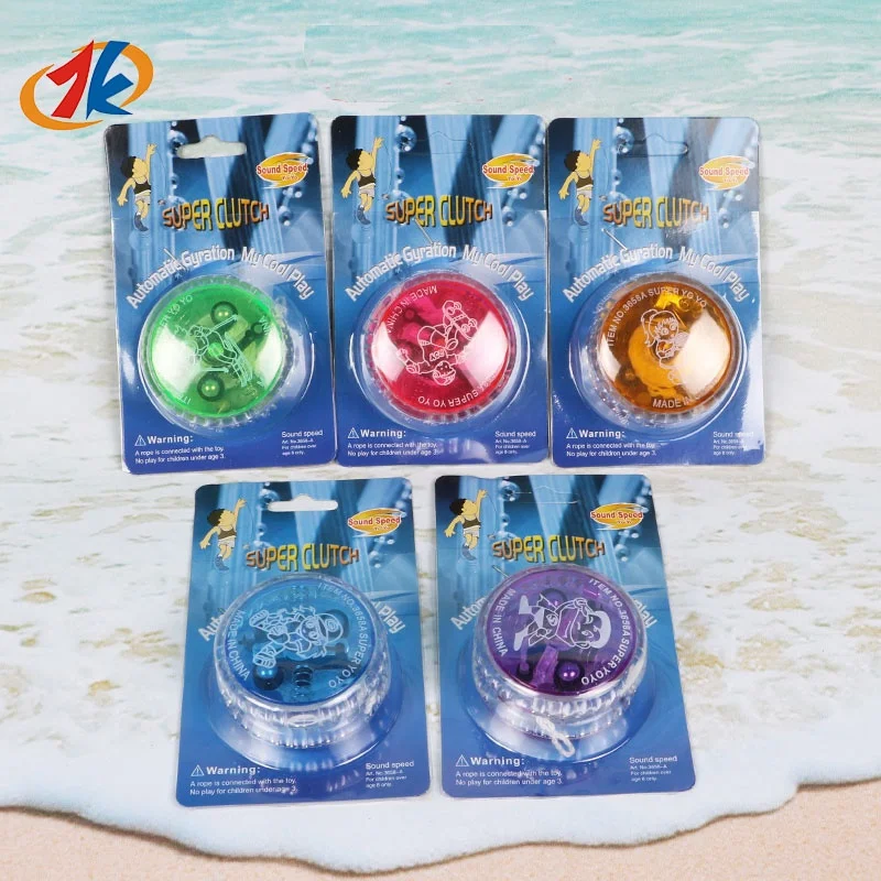 Light up Style YOYO Kids Plastic Toys Fidget Promotional Toys Classic Children's Gift Promotional Gifts with Custom Logo Pattern