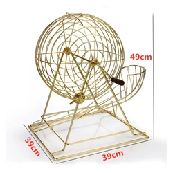 Металлическая клетка, Набор для игры в лотереи, выбор мячей, игры в бинго