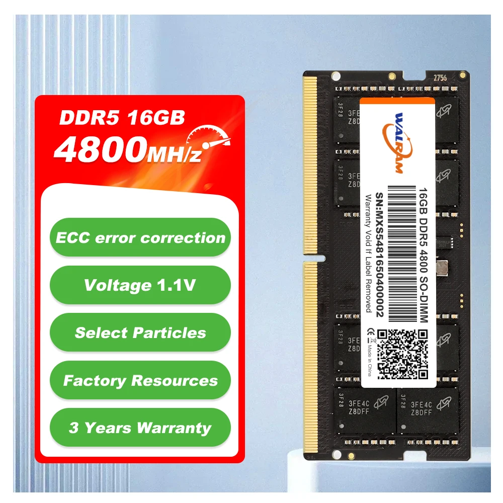 WALRAM DDR5 RAM - High Performance Laptop Memory