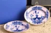 2 assiettes ovales de 8,5 pouces