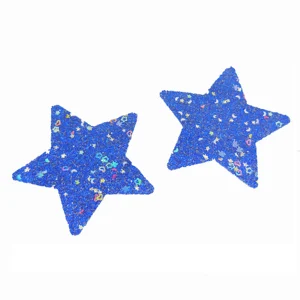 Disposable Multi-Color Glitter Pasties Nipple Covers Stickers; Women's Lady's Breast Petal Boob Covers Intimates Accessories