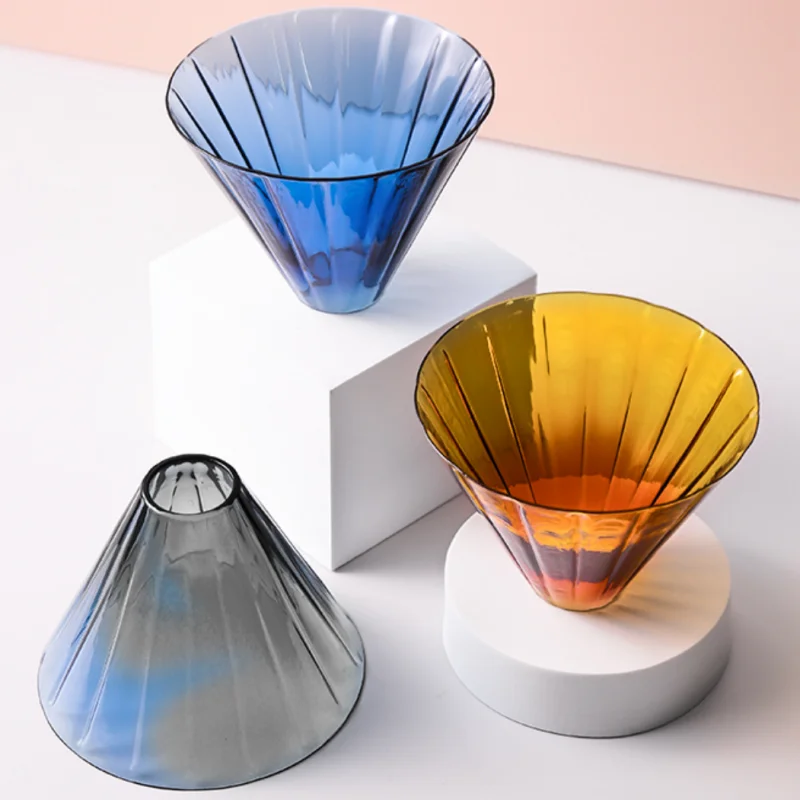 Funny Small United Borosilicate Thermal Glass Pour Over Dripper Coffee Pot