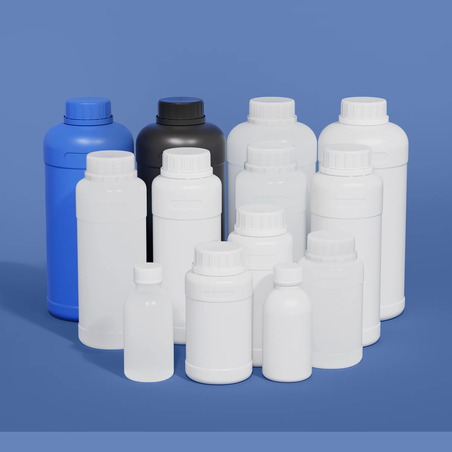 High Quality Virgin HDPE Material 250ml Liquid Chemical Fertilizer Plastic Bottle