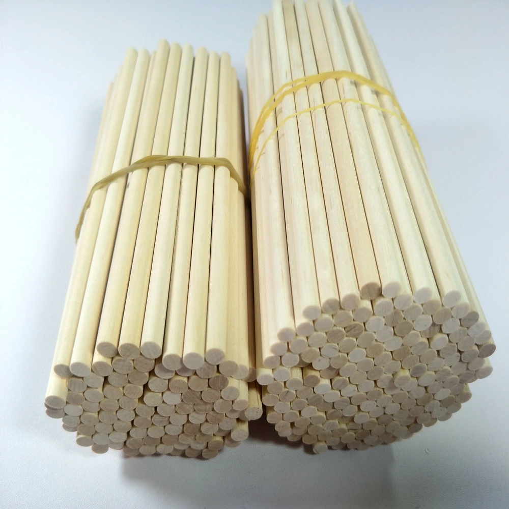 Lot De 58 Bâtonnets En Bois Naturel - 300 X 6 X 6 Mm - Balsa Carré Pour DIY, Modélisme, Décoration - Artisanat Et Bricolage