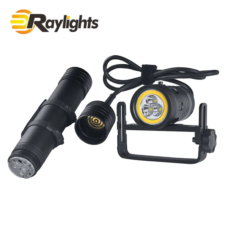 COB LED Flashlight IP68 for Scuba Diving - Rechargeable Underwater Canister  Torch, 1000+ Lumens, DC 12V, Emergency Use