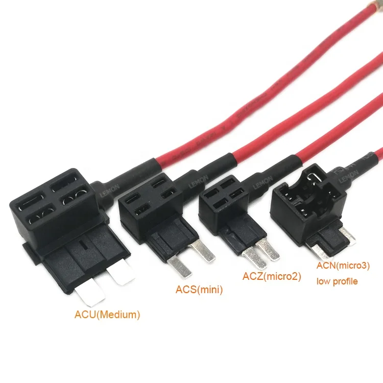Low Price ACS Mini Fuse Tap Add a Circuit Pigtail Auto Fuse Tap ACS ATS ATM Fuse Tap