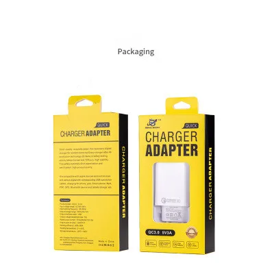
ЕС/США/Австралия 18 Вт QC 5 в 3,0 А быстрое Сетевое зарядное устройство с сертификацией 3C 