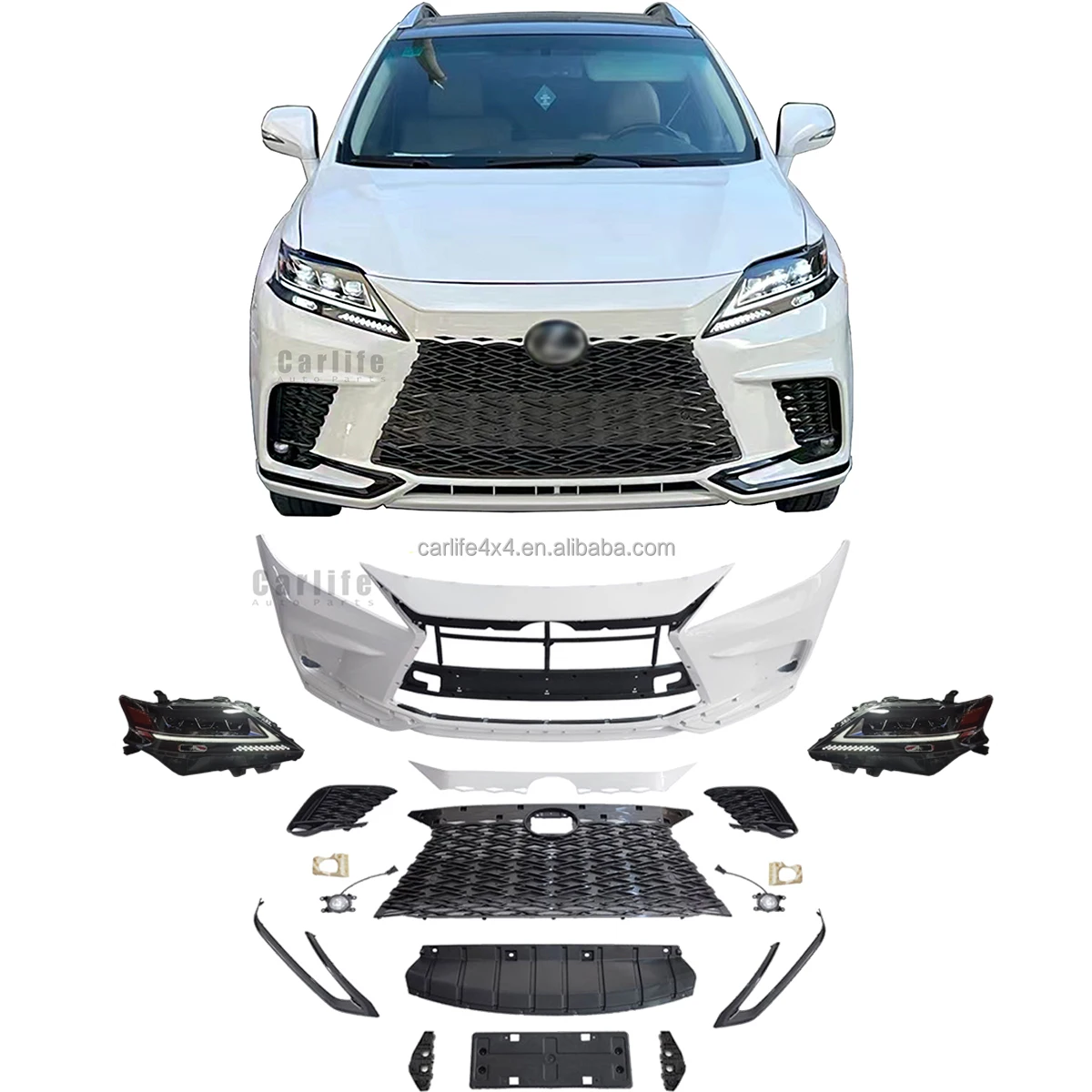 Rb Rx 3 Body Kit Body Kits for Lexus RX 2009-2015 Upgrade 2023 F Sport Model
