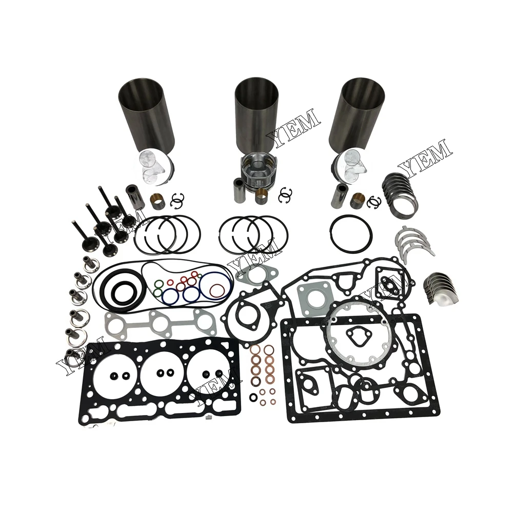 For KUBOTA D1105 Piston Ring Cylinder Liner Kit Engine Rebuild Kit 5