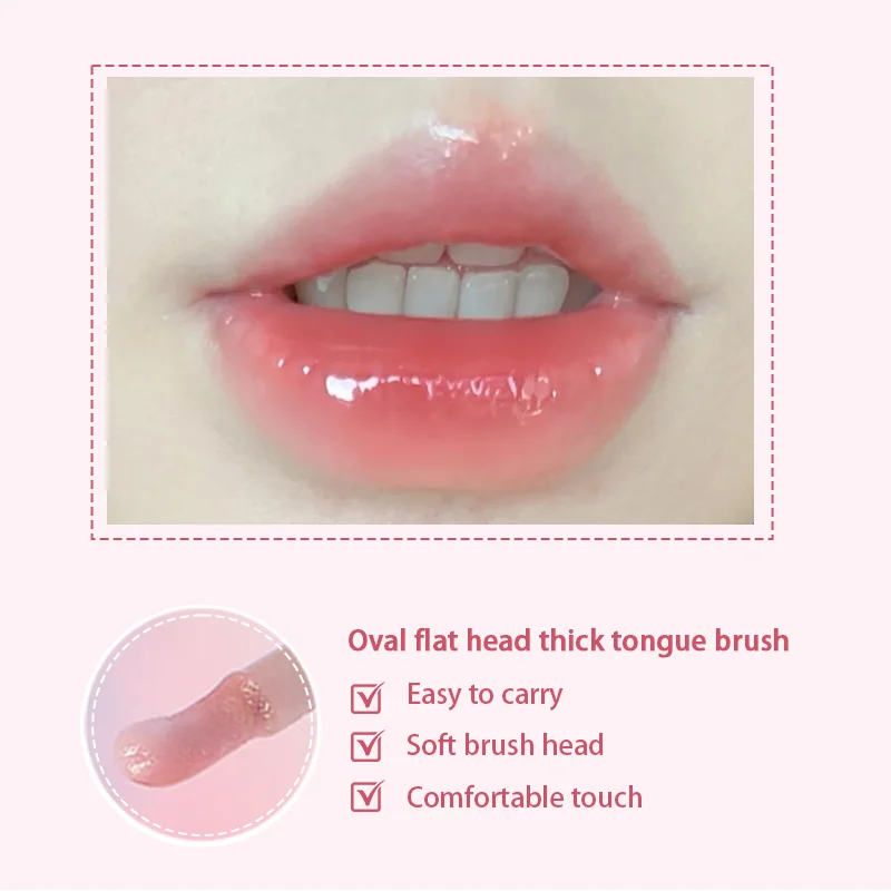 Private Label Colorful Transparent Plumping Lip Stain Gloss Moisturizing Non-sticky Lip Glow Oil factory