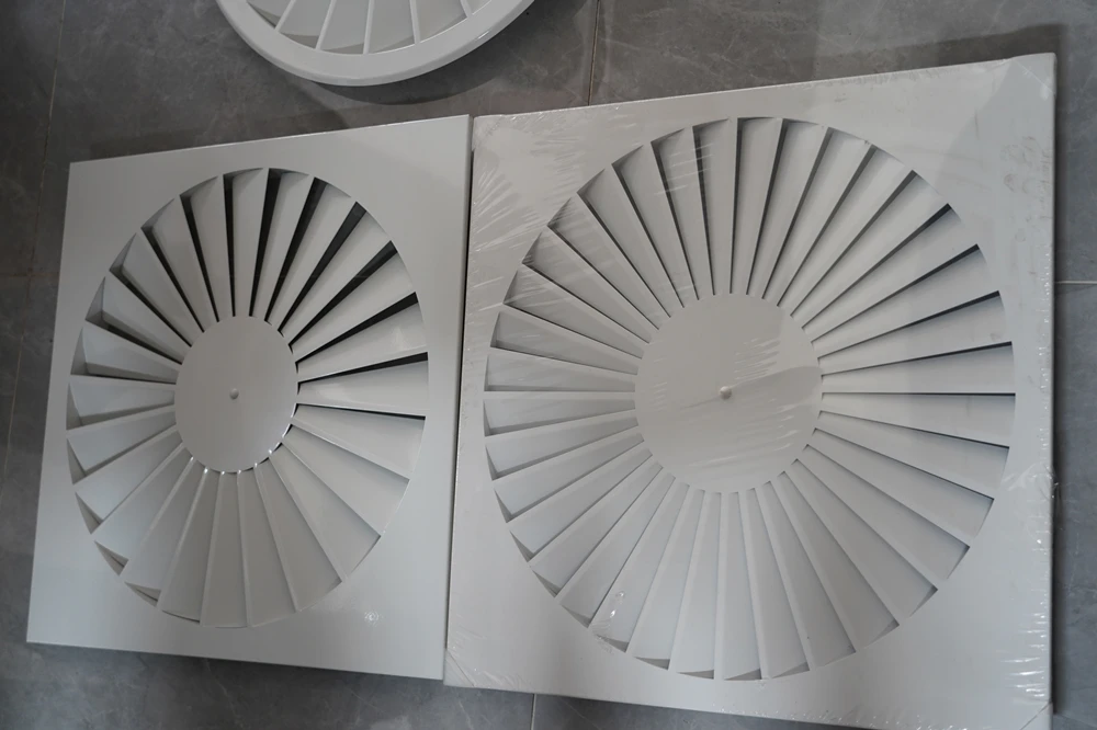 HVAC System Steel Circular Swirl Ceiling Diffuser Covers