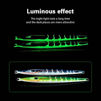 CHEERY Iron Plate Fast-Pull Long-Throw Laser Metal Lead Artificial Hard Bait Fish Lure No Hooks Manufacturer In-Stock – Metal Jig – view 5