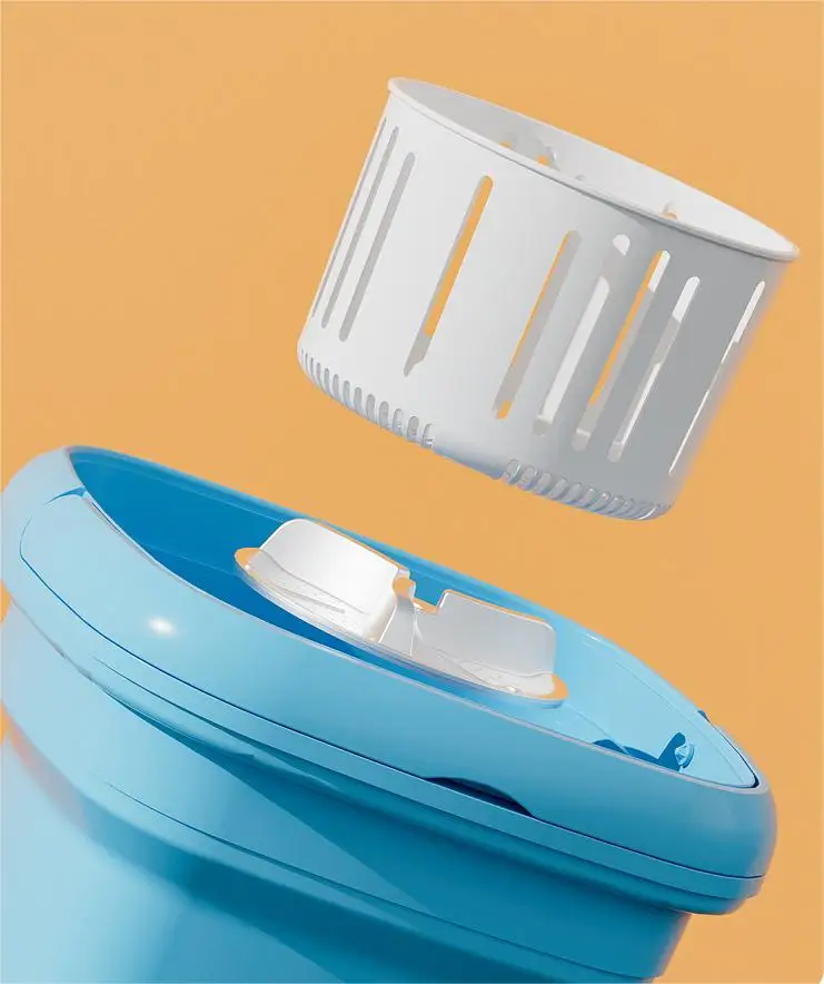 Small Rechargeable Foldable Wash Machine Electric Portable Folding Mini