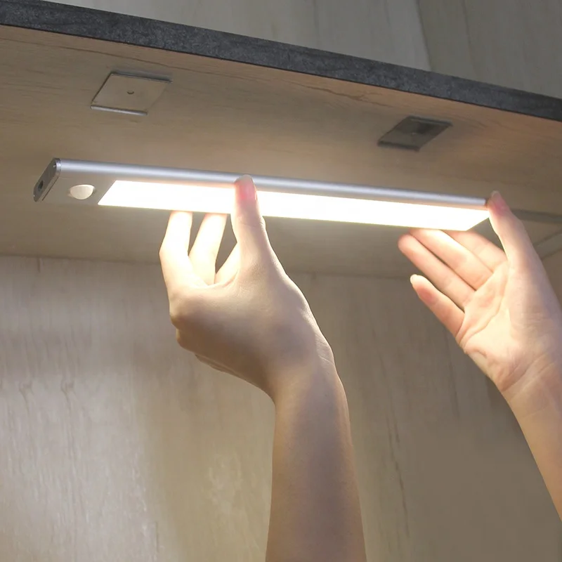PIR Motion Sensor Wardrobe Light LED Cabinet Lights Kitchen Supermarket Showcase LED Closet Light