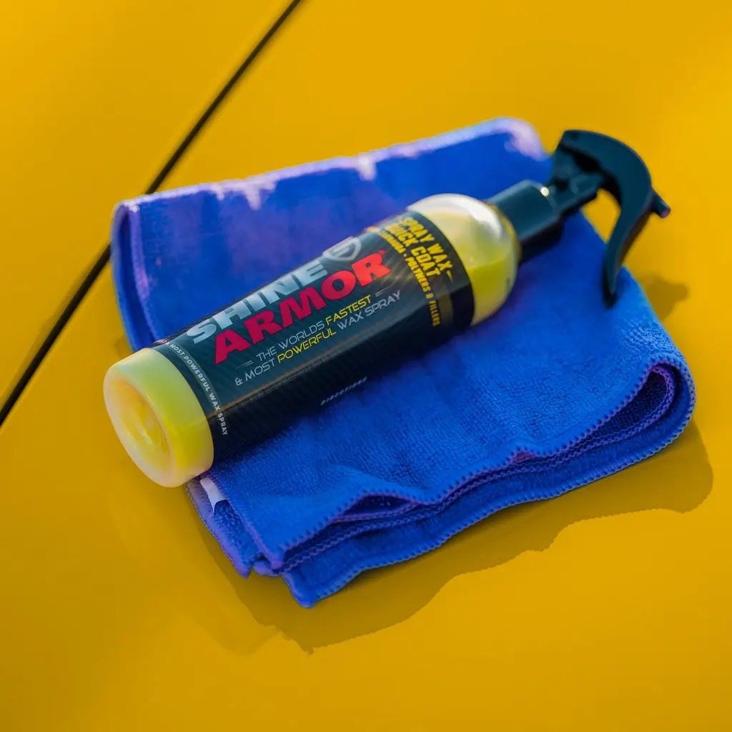 Spray Wax Quick Coat With Carnauba Wax Car Wax Hydrophobic Car Polish