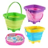 Cubos plegables individuales, colores surtidos.
