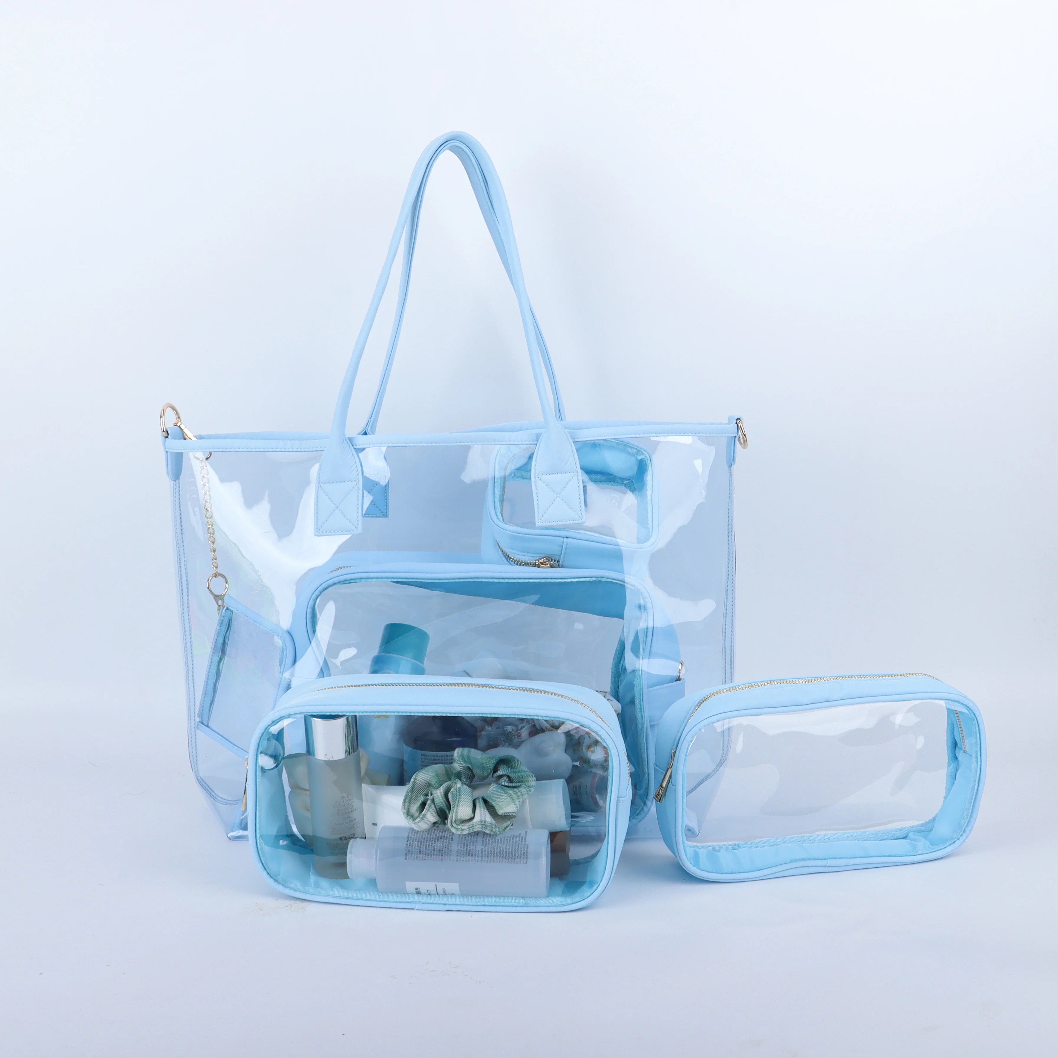 Eleven Candy Color Summer Transparente Bolsos de mujer Gran