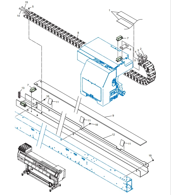 Original Mimaki HDC power supply cable assy MP-E109764| Alibaba.com 