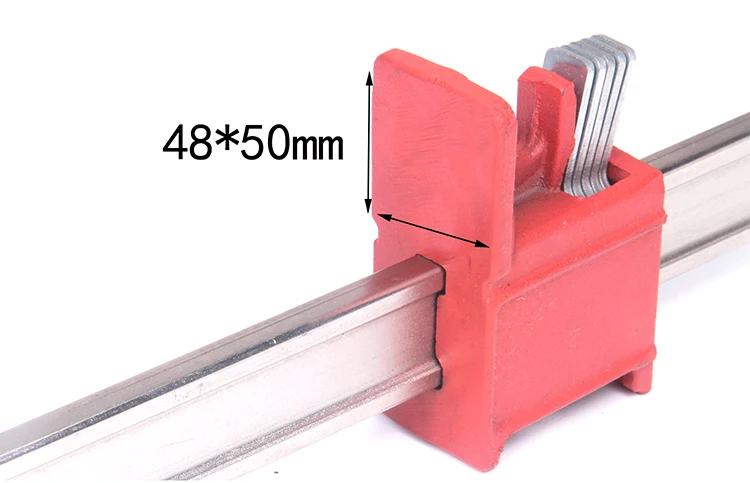 A 24inch Heavy Duty Metal Ftype Quick Water Pipe Fixture for Carpenters with Strong Compressive Force Used for Fixing Clamps