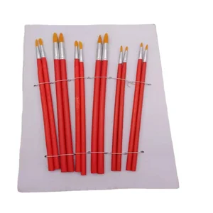 Wholesale Painting Brush Painting Professional Wooden Oil Watercolor Art Paint Brushes Fine Nylon Painting Brush Set