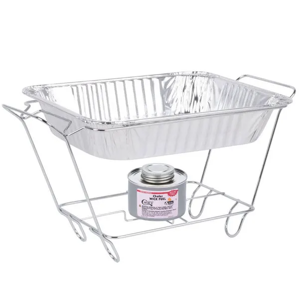 Wire Chafing Rack Buffet Servers and Warmers Buffet Serving Kit Disposable Chafing Dish