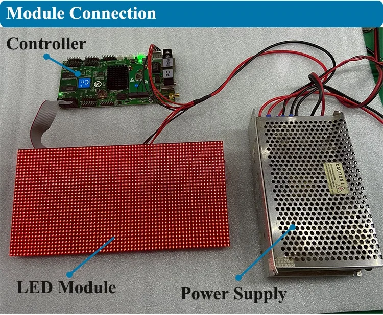 LED Matrix Panel P3 Indoor 64x32 RGB Display Module - SMD2121, 3840Hz ...