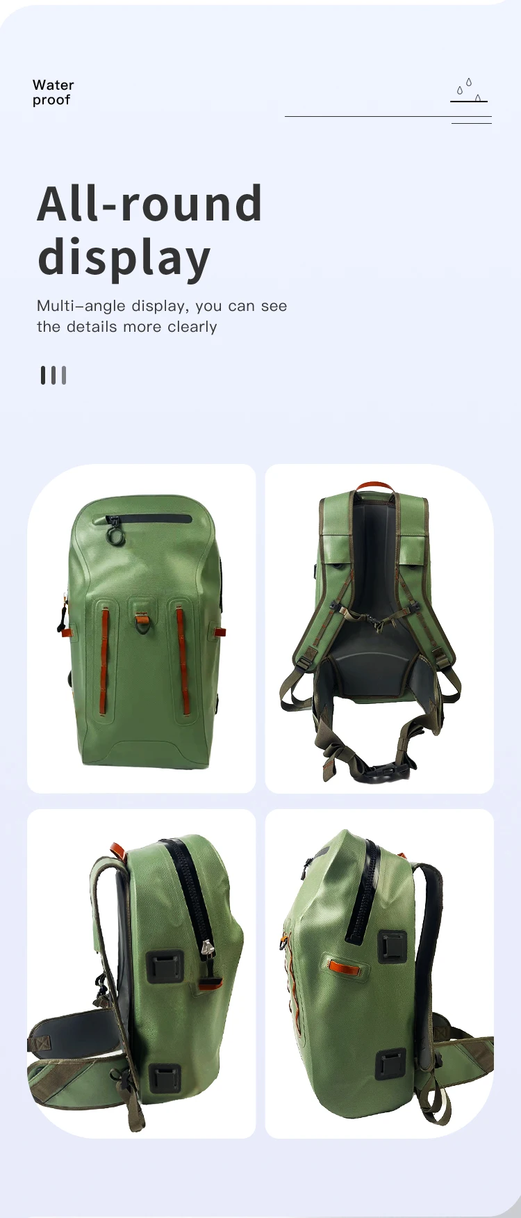 TPU Outdoor Products Multifunctional Waterproof Outdoor Knapsack Sport Lightweight  Backpacks Camping Hiking