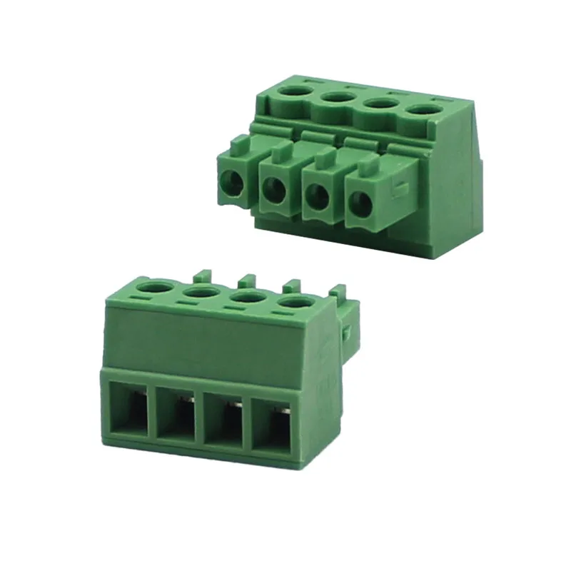 15EDGK 3.81MM PCB Pluggable Terminal Block Connectors 2P-24P Right Angle KF2EDGK Copper MC1.5/-ST-3.81 MC1.5/-ST-3.5 EC38