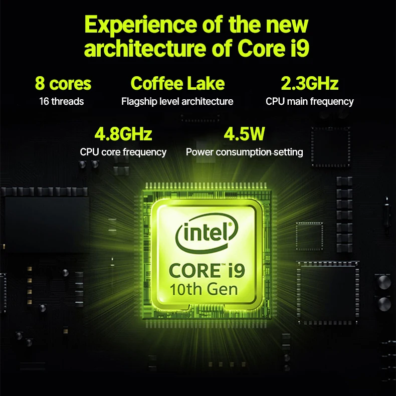 Core i9 10885H 16GB 32GB 64GB RAM 512GB 1テラバイトSSD16インチ