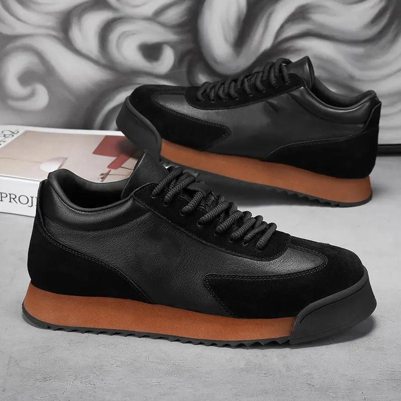 2025 High Quality Men's Casual Flat Platform Sneakers Low Price