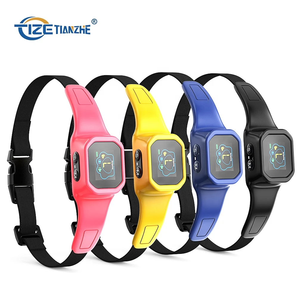 TIZE 7 Sensitivity Levels Dual Motor Warning Sound Vibration Function No Bark Dog Collar