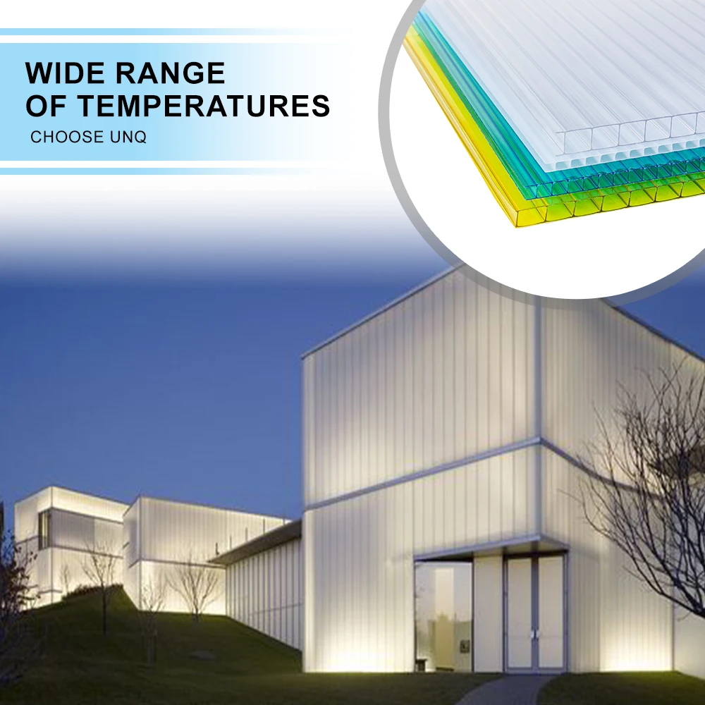 Factory Price Polycarbonate Sheet Mounting Accessories Plastic U /  H-section Profile