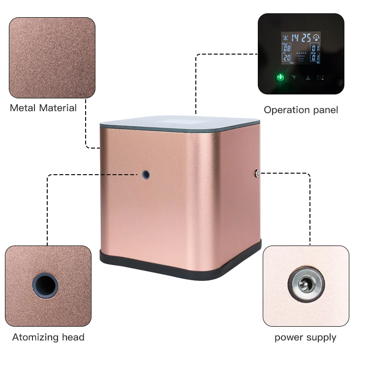 2022 New Home WIFI App Remote Control Scent Oil Diffuser Electric Cool Mist Air Luxury Waterless Aroma Diffuser for Office Home