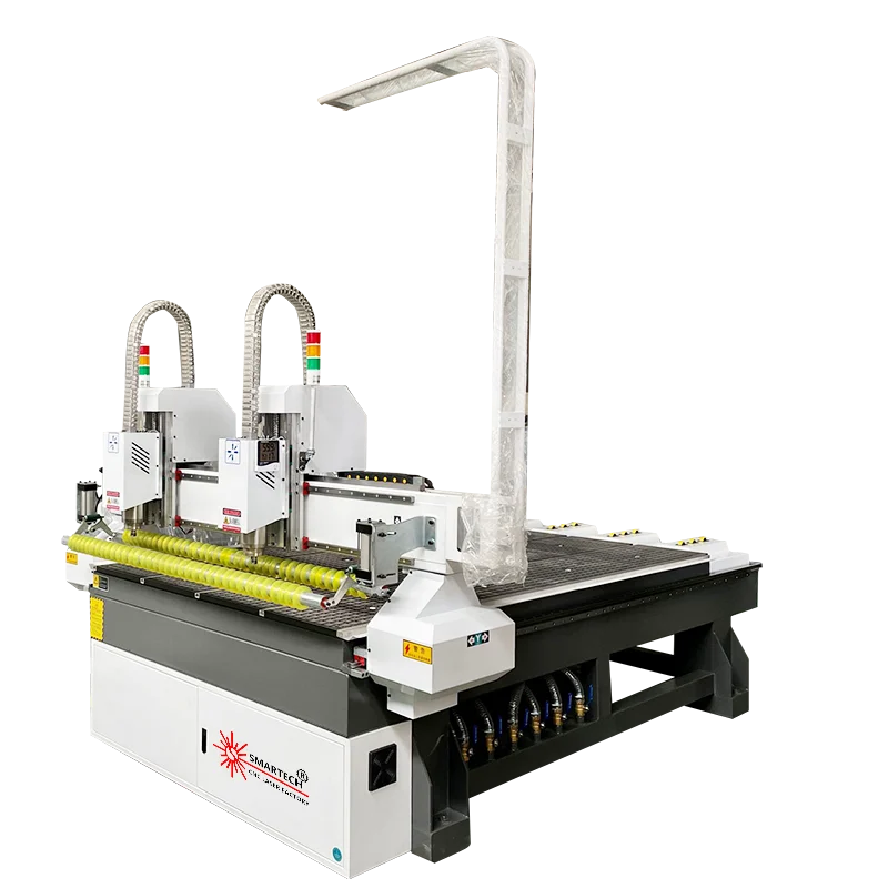 SW1525-2 Chinese Double Heads Wood CNC ROUTER - Easy to Operate