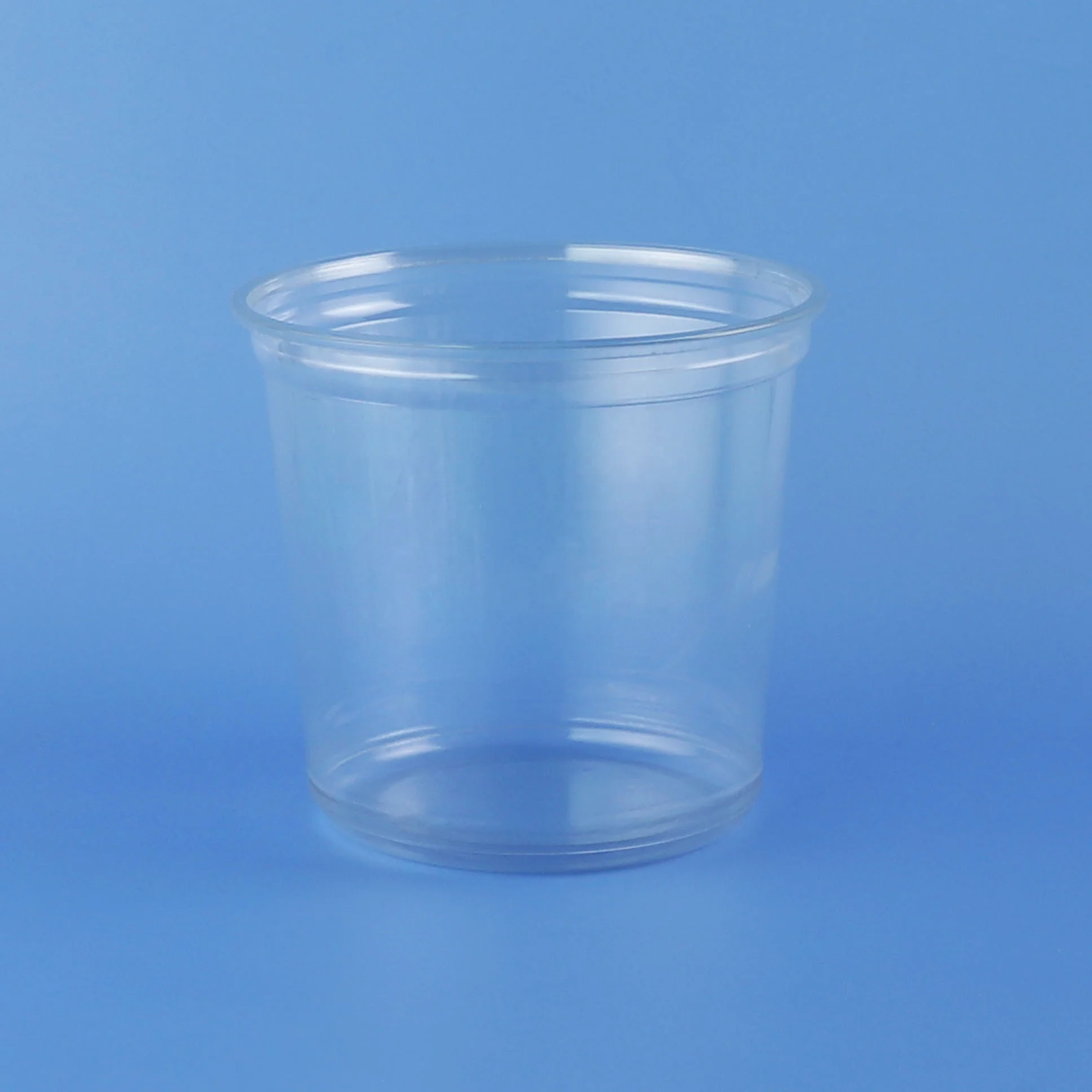 Одноразовые 16уц Оптовая торговля, фруктовый салат пластиковая миска для питомца контейнер ванна с крышкой для ресторана