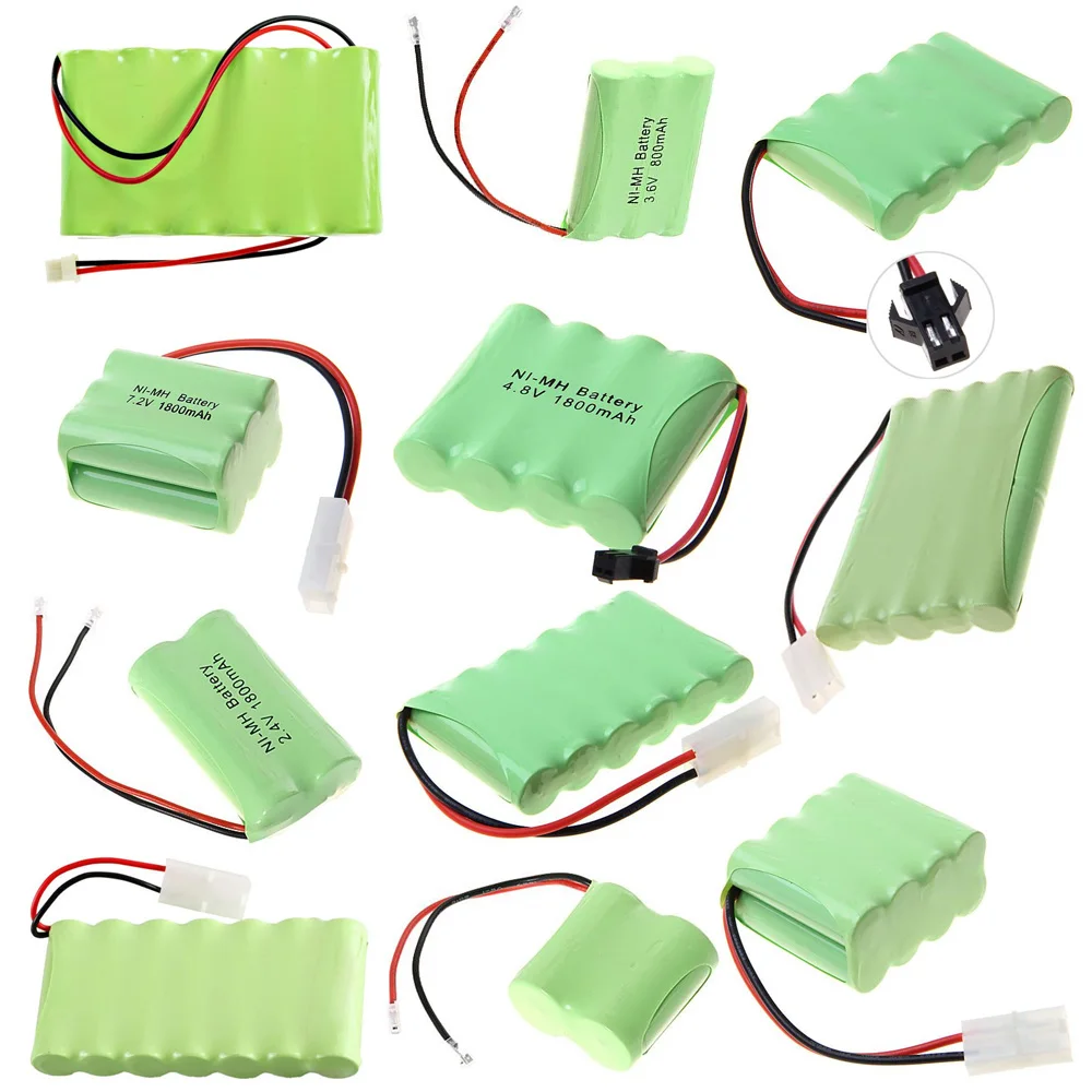 Customize Replacement NI-MH AA AAA 2000mAh Pack Toys Batteries 2.4V 3.6V 4.8V 6V 7.2V 8.4V 9.6V Rechargeable NIMH Battery Size