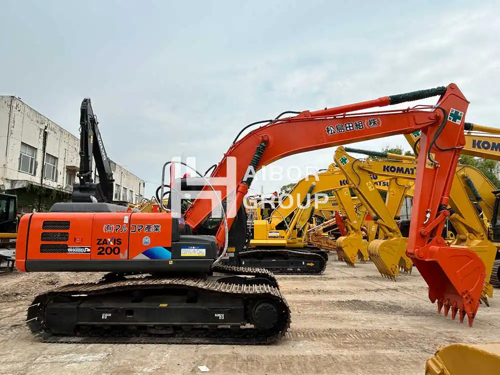 Used Hitachi ZX200-6 Excavator - Heavy Construction Equipment
