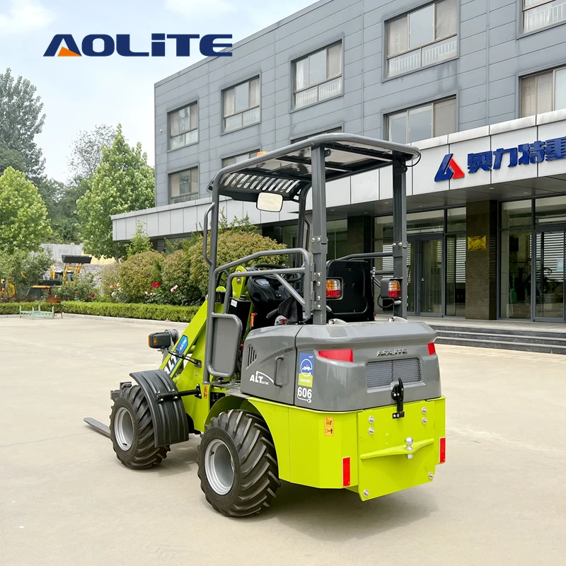 AOLITE E606 Battery Operated Mini Loader Electric 500kg Mini Front Loader Electric Loader