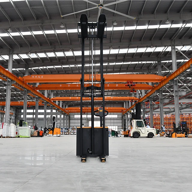 Electric Pallet Stacker Lifting Walking Type New Condition Hand Power Type  Forklifts Pallet Jacks