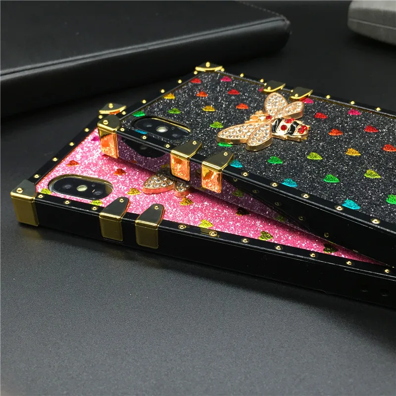 TRODINO Square Luxury Designer Ring Phone Case iPhone 13 Pro Max