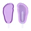 Forma de pie violeta claro