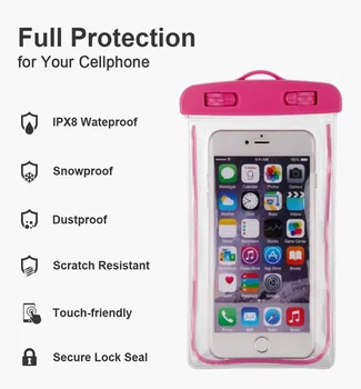 Waterproof Phone Pouch, Ipx8 Cell Phone Water Protector Case Floating Dry  Bag Lanyard, Beach Accessories - China Phone Bag and Gym Bags price