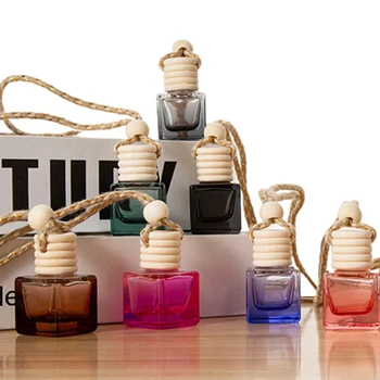 Ru Star Essential Oil Diffuser Car Perfume Bottle 8ml Aromatherapy Air Diffuser Bottle With Cap
