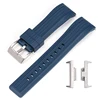 Sapphire Blue+silver buckle