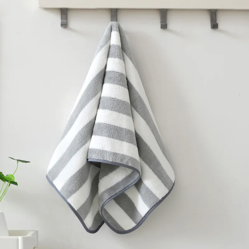 2025 Новое поступление, широкое полотенце из кораллового флиса, полотенце из микрофибры, быстросохнущее банное полотенце, инструмент для спа, банное полотенце